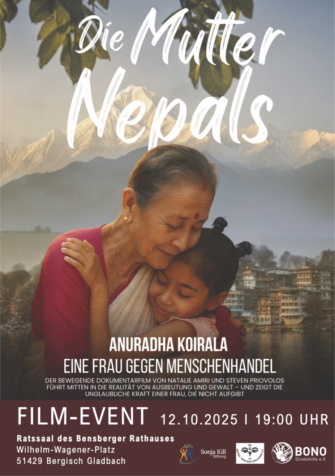 Deutschlandpremiere des Dokumentarfilms „Die Mutter Nepals“ in Bensberg
